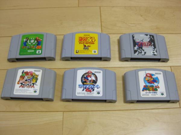 スマブラ ニンテンドー64 ソフト マリオカート マリオテニス | マリオパーティ マリオゴルフ 星のカービィ ６本セット N64 NINTENDO64ソフト 26本まとめ売りマリオカート64・スマブラ 他 ポケスタ 人気ソフト6本