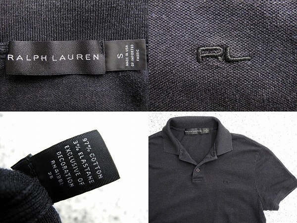 Ralph Lauren ポロシャツ ラルフローレン - Polo RALPH Black ブラック 