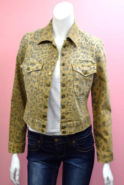 1265-16F0261★カレンエリオット未着用★レオパード柄GジャンS