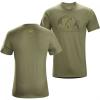 ☆ARC'TERYX 3 peaks s/s Tシャツ US:S 茶 アークテリクス