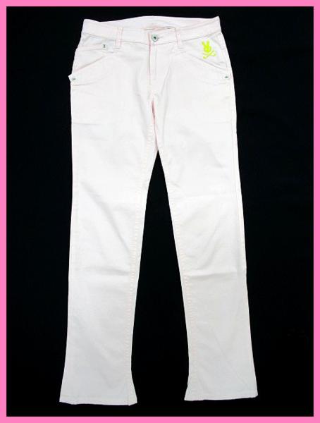 12352★パーリーゲイツ スカルラビット パンツ ゴルフ ピンク 0