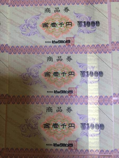 ☆送料込☆ビックカメラ商品券 30000円分_2