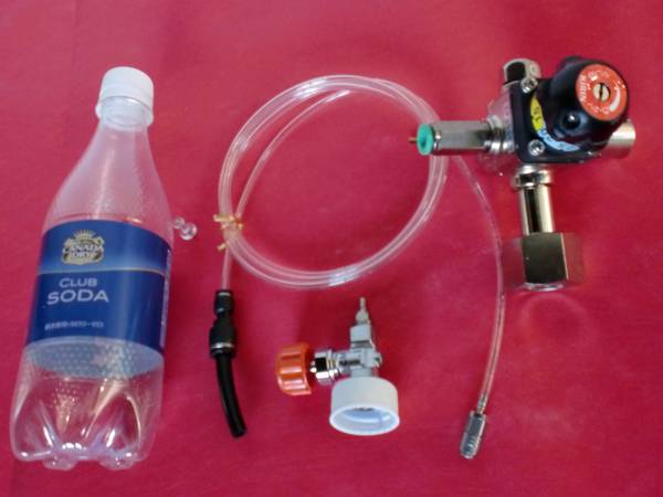 新発売！炭酸水製造キット（１L=４円で作れます・減圧弁付（29）
