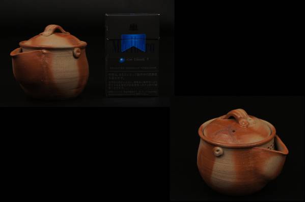 備前焼 宝瓶 在銘 煎茶道具