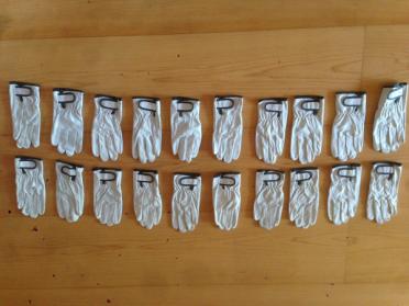 革手袋 作業用 サイズL マジック式 10セット 新品 送料無料_1