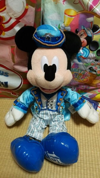 ディズニーシー 15周年 ミッキー ぬいぐるみ ディズニーシー15周年