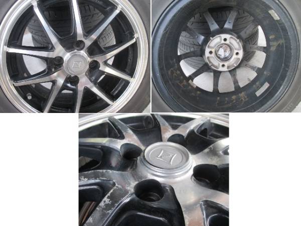 SN153 ダンロップ195/55R15 アルミ付15×6J 中古4本セット！ 【公式通販】