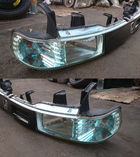 中古品】ザッツ JD１ヘッドライト 左右セット ハロゲン①