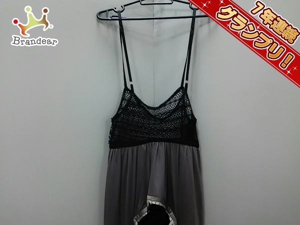 アンダーカバー ワンピース 1 レディース グレー×黒 レース