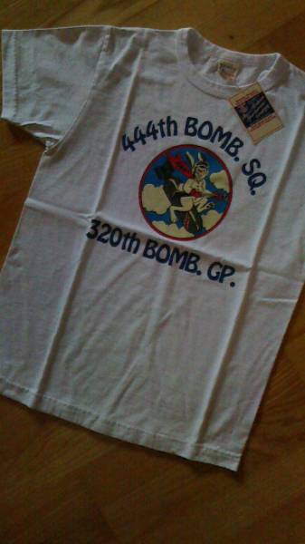 BUZZ RICKSON\u0027S バズリクソンズ Night 422nd 「AMERICAN 即決★バズリクソンズ BR77366 半袖Tシャツ ミリタリー WHT L