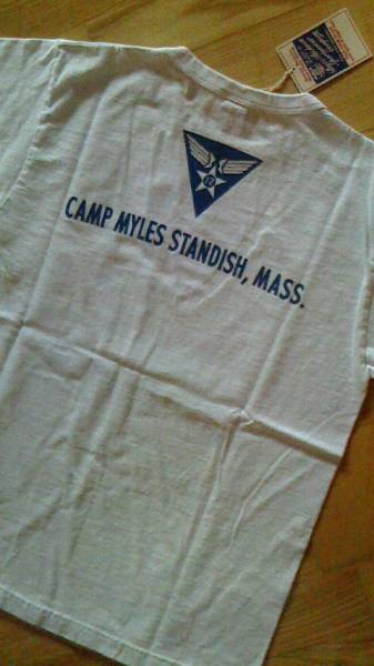 BUZZ RICKSON\u0027S バズリクソンズ Night 422nd 「AMERICAN 即決★バズリクソンズ BR77366 半袖Tシャツ ミリタリー WHT L