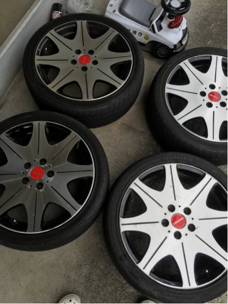 LEGZAS レグザス ホイール4本セット 18インチ 225/40/18