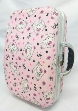 チャーミーキティ　キャリーバック　キティちゃん　カギ付き_1