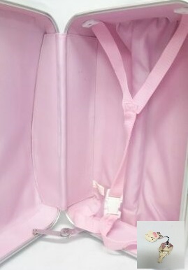 チャーミーキティ　キャリーバック　キティちゃん　カギ付き_3