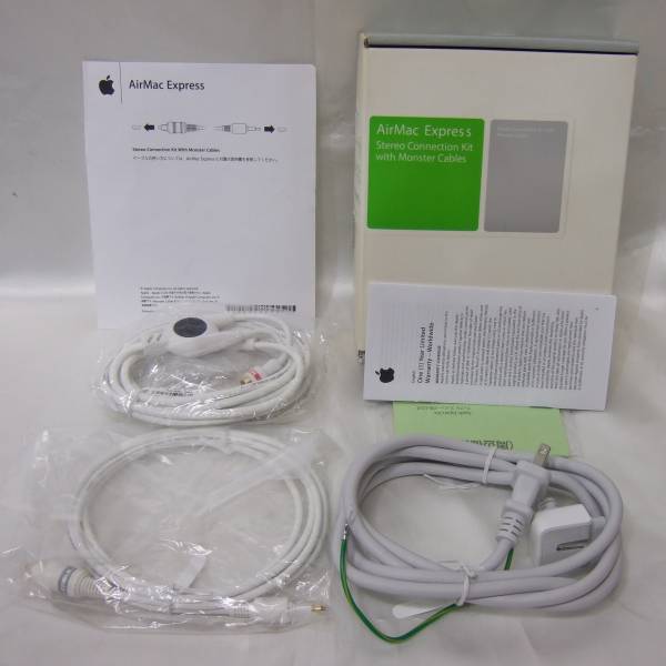 【中古】Apple AirMac Express Stereo Connection Kit M9573J/A