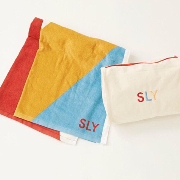 SLYノベルティ★新品☆バスタオル&ポーチmoussyRODEOungrid系