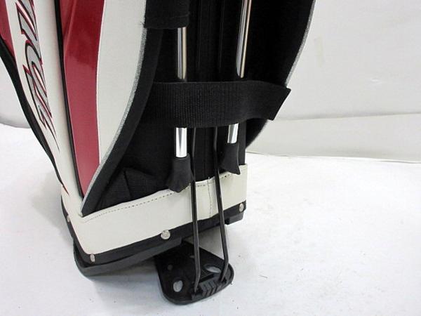 中古1円～ ツアーステージ CBTX22 スタンドバッグ 白/赤 ご覧いただき