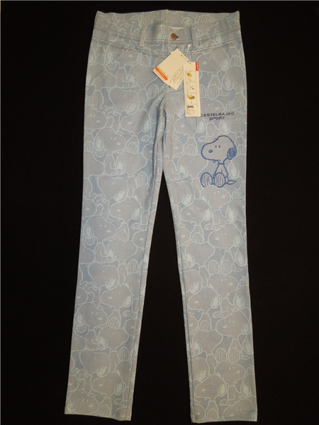 未使用カステルバジャック×スヌーピー柄パンツゴルフgolf☆205