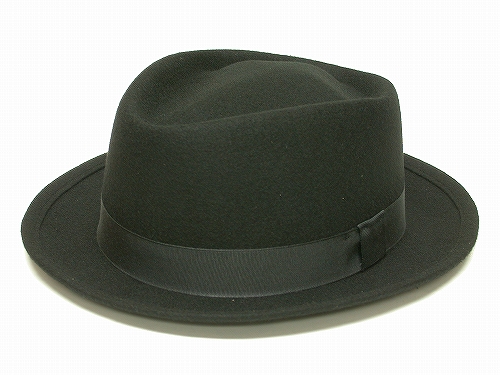 Ag47Silver ニューヨークハット NY5250 中折れハットDIAMOND黒XL