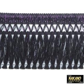 トラック用 昔長柄 フロントカーテン キララフレンジ ラメ黒/紫 2.2m キラキラ靡く 西日 日よけ ヒサシ 眩しい 日光 太陽 長距離 魚屋 ダンプ 運搬車 フロントカーテン キララフレンジ 2.2ｍ カラー選択