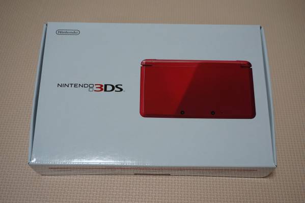 ◆新品◆ ニンテンドー3DS 本体 メタリックレッド 保証あり！