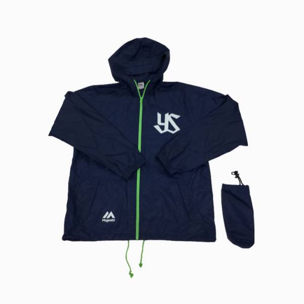 ◆ヤクルトレインジャケット◆マジェスティック製/即日完売 即決