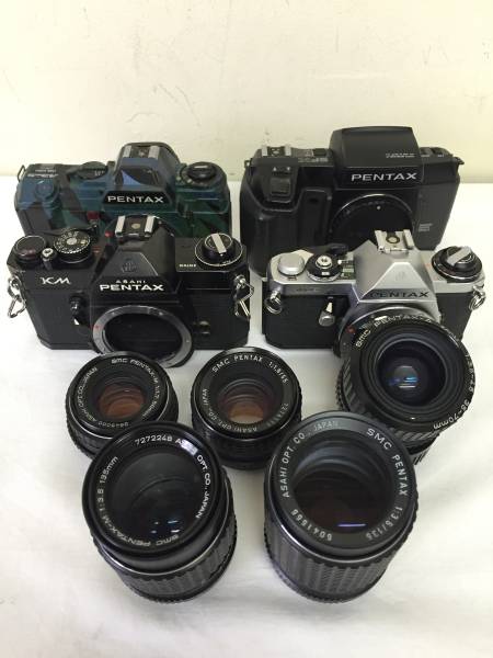 PENTAX ボディ 4台 レンズ 5本 セット (M-5)
