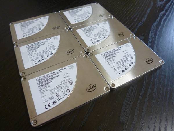 ☆★ Intel SSD 160GB 2.5インチ 7mm SATA 6個セット ☆★