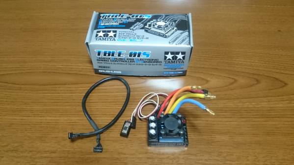 タミヤ ブラシレス スピードコントローラー TBLE-01Sセンサー付