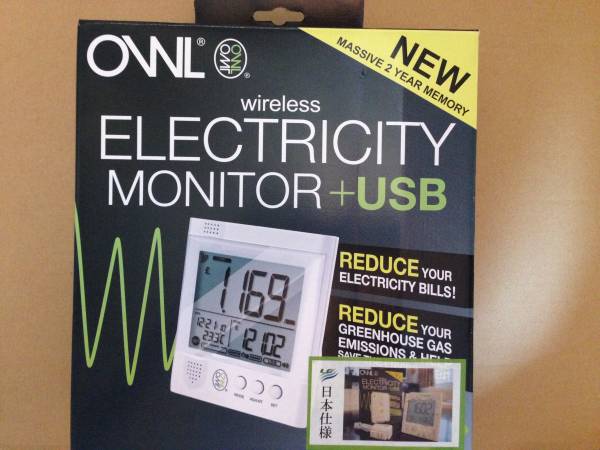 OWL 節電モニター「はやわかり」（リアルタイム消費電力測定機）