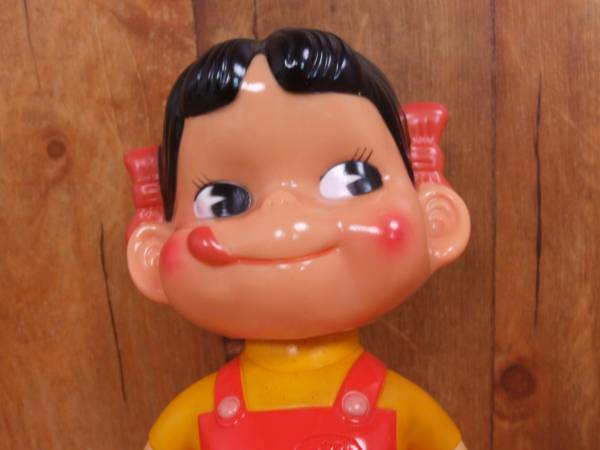 ペコちゃん ☆ 首振り人形 ソフビ 約28.5cm ☆ 希少 レア_3