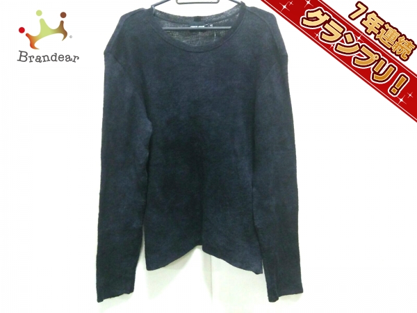 ジョルジオアルマーニ 長袖セーター 38 メンズ ダークネイビー