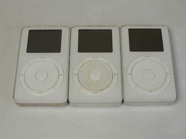 Apple アップル iPod 初代 第1世代 M8541 GB不明 3台 ジャンク 【公式