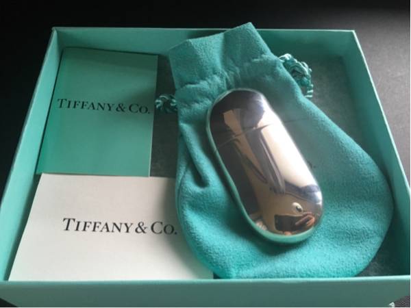 未使用】Tiffany ビーンズオイルライター シルバー925 zippo 1円