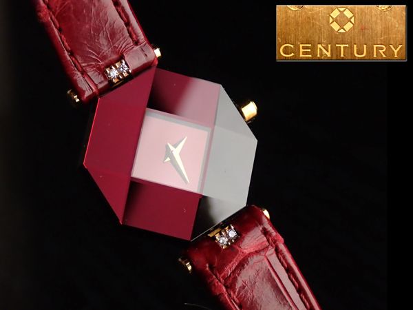 CENTURY TIME GEM センチュリー タイムジェム K18 金無垢 腕時計