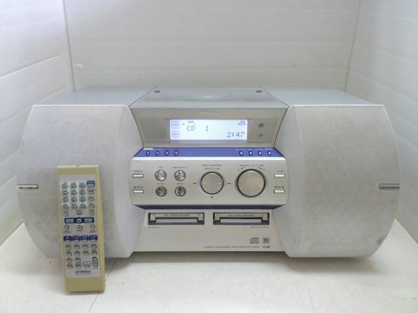 ビクターダブルMD搭載CD/MDシステムコンポNS-X7WMD中古品2901 Victor