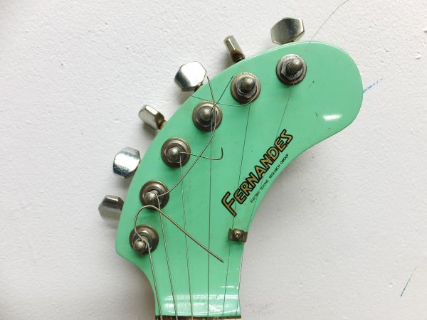 FERNANDES フェルナンデス エレキギター 緑 F25784 FERNANDES エレキ
