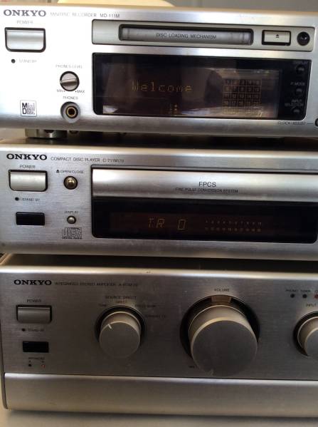 (A)ONKYO コンポ A-911M LTD MD-111M C-711M ☆ONKYO A-911M LTD， C-711M LTD， MD-111M ジャンク A-911M コンポ A