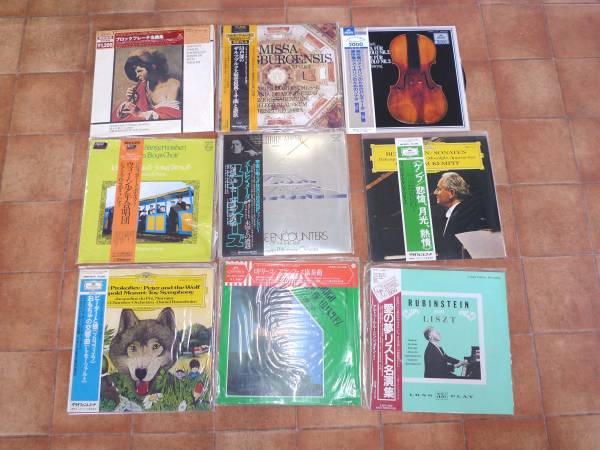 クラシック～帯付LPを63枚まとめて。