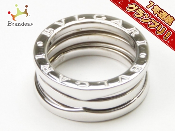 磨き済み■ブルガリ リング 48 新品同様 B-zero1 K18WG サイズ48