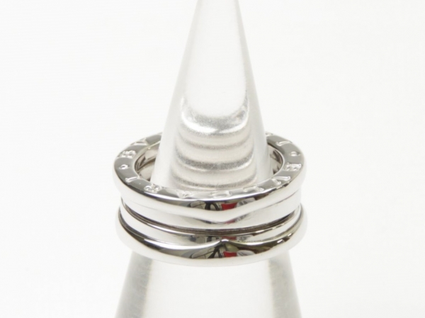 磨き済み■ブルガリ リング 48 新品同様 B-zero1 K18WG サイズ48