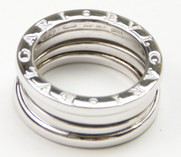 磨き済み■ブルガリ リング 48 新品同様 B-zero1 K18WG サイズ48