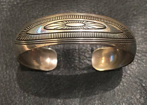 ヴィンテージ B.Webb作 ナバホ バングル STERLING スタンプ