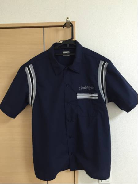 TENDERLOINテンダーロイン16ssボーリングシャツネイビーM新品