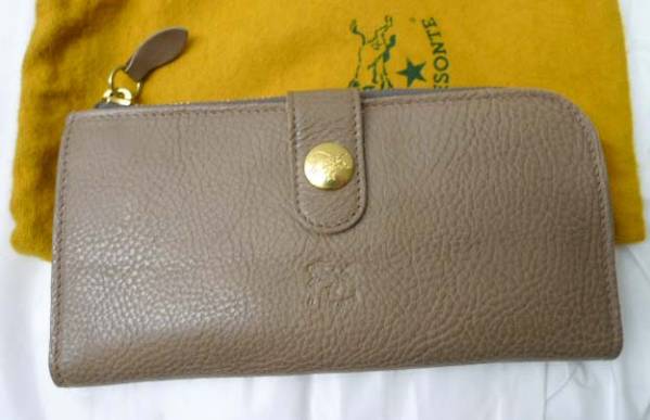 ◆ イルビゾンテ L字 ラウンド 上質レザー 長財布 ウォレット美