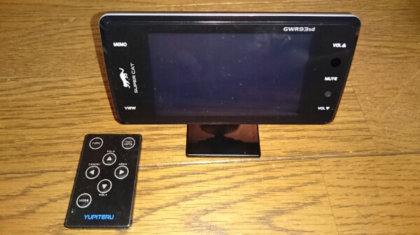 SUPER ☆Super Cat☆GWR93sd☆GPS一体型レーダー探知機☆ CAT