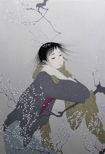 ■中島潔 【夢もよう】 木版画