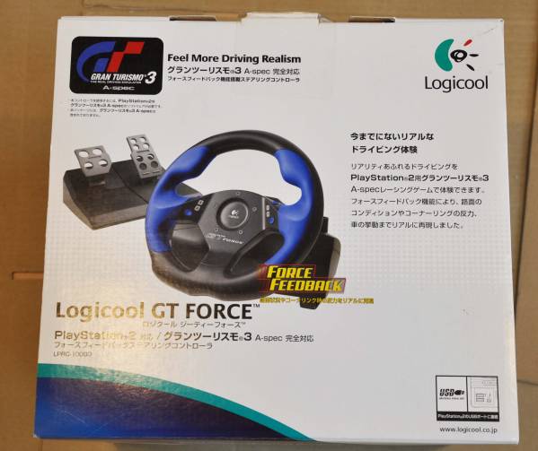 Force Driving Logitech GT Wheel 0 for PlayStation PS2 Pro Logicool
