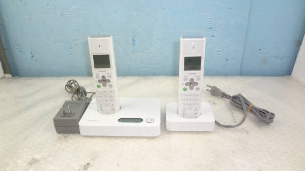 ★SHARP　デジタルコードレス電話機　 JD-S10CW-W　JD-KS10★