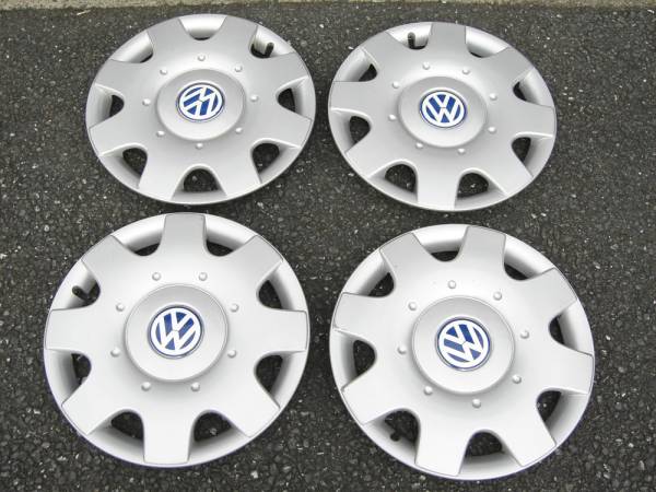 VW ニュービートル 純正 ホイールキャップ 4枚セット 16インチ